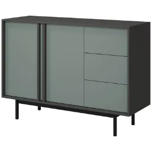 Obrazek Komoda 120 Alsy 7 Aloes/Antracyt