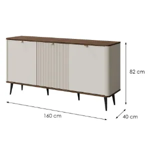 Obrazek Komoda 160 Marly 8 3d Orzech/Kashmir