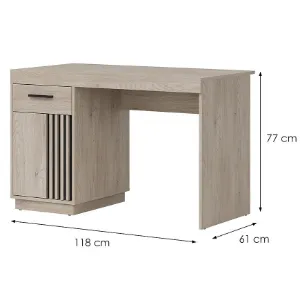 Obrazek Biurko Mati Mi13 Dąb Crem/Cz