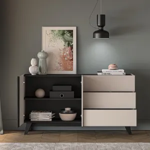 Obrazek Komoda Freshion 03 Kashmir/Czarny