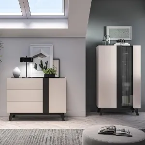 Obrazek Komoda Freshion 04 Kashmir/Czarny