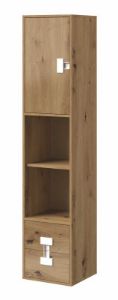 Obrazek Regał jednodrzwiowy z szufladami Index 06 dąb artisan