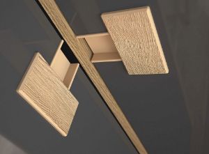 Obrazek Półkotapczan młodzieżowy, poziomy Index 20 dąb artisan/szary połysk