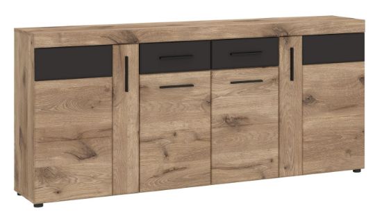 Obrazek Komoda czterodrzwiowa z dwoma szufladami Grano 4D2S GRNK03