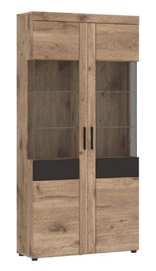 Obrazek Witryna wysoka dwudrzwiowa Grano 2D GRNV02