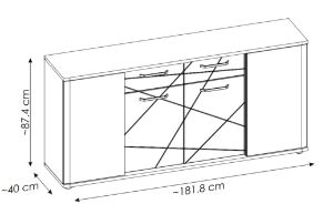 Obrazek Komoda czterodrzwiowa Venezia 4D2S VENK02