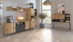 Obrazek Komoda dwudrzwiowa Shirley z szufladami 2D1K2S SHIK105