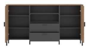 Obrazek Komoda dwudrzwiowa Shirley z szufladami 2D2S SHIK106