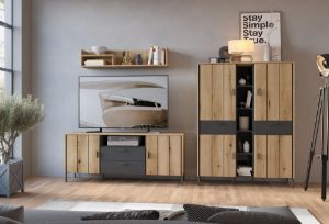 Obrazek Komoda dwudrzwiowa Shirley z szufladami 2D2S SHIK106