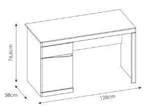 Obrazek Biurko Summer 1D-1S TYP 80