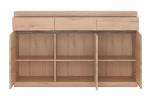 Obrazek Komoda trzydrzwiowa z szufladami Summer 3D-3S TYP 42