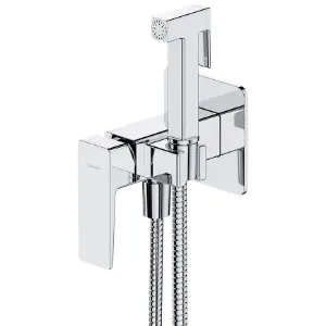 Obrazek System bidetowy podtynkowy Parma chrom