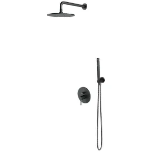 Obrazek System prysznicowy podtynkowy z baterią mechaniczną Y grafit