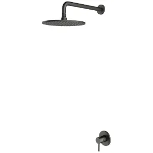 Obrazek System prysznicowy podtynkowy z baterią mechaniczną Y grafit