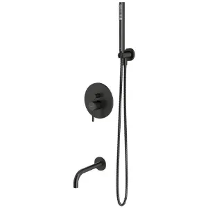 Obrazek System wannowy podtynkowy z baterią mechaniczną Y grafit