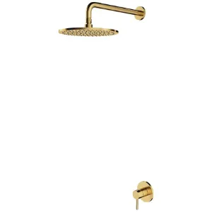 Obrazek System prysznicowy podtynkowy z baterią mechaniczną Y mosiądz szczotkowany