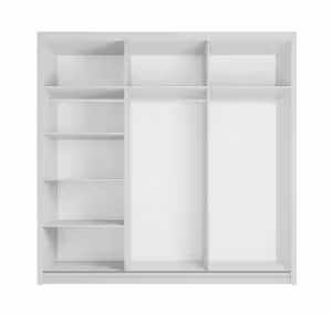 Obrazek Szafa trzydrzwiowa z lustrem Vesti 220 biała