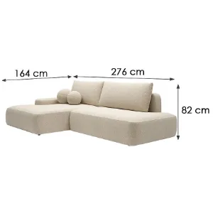 Obrazek Narożnik rozkładany Bouli O lewy Raven 22