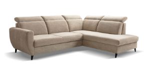 Obrazek Narożnik z funkcją spania Torro lewy beżowy