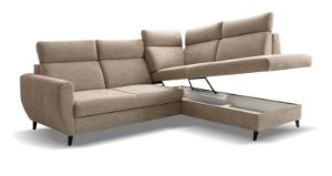 Obrazek Narożnik z funkcją spania Torro lewy beżowy