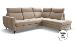 Obrazek Narożnik z funkcją spania Torro lewy beżowy