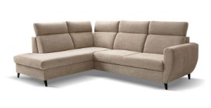 Obrazek Narożnik z funkcją spania Torro prawy beżowy