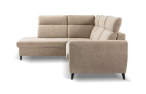 Obrazek Narożnik z funkcją spania Torro prawy beżowy