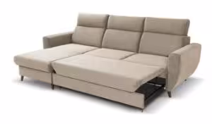 Obrazek Narożnik z funkcją spania Torro Mini prawy beżowy