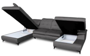 Obrazek Narożnik z funkcją spania Moderno prawy popiel