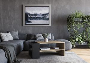 Obrazek Stolik Muria dąb artisan/czarny