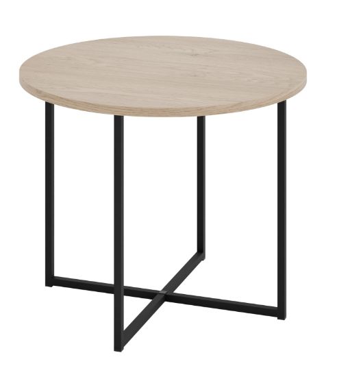Obrazek Stolik okrągły Alto 60 cm dąb cremona/czarny