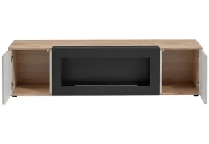 Obrazek Szafka RTV Catalina Dąb/Kaszmir/Biokom