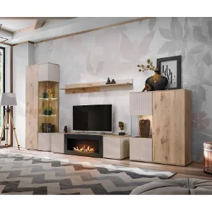 Obrazek Szafka RTV Catalina Dąb/Kaszmir/Biokom