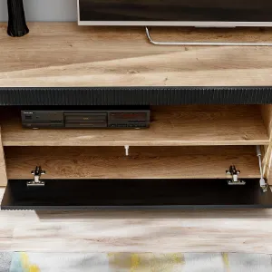 Obrazek Szafka RTV Aron Dąb Ribbeck/Czarny