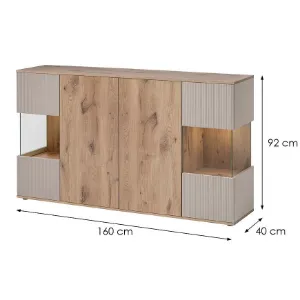 Obrazek Komoda Catalina Dąb Viking/Kaszmir