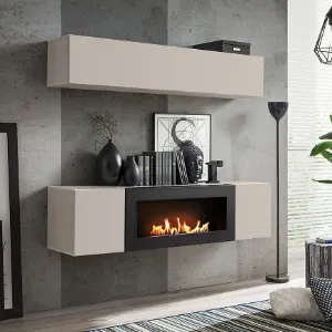 Obrazek Komoda Z Biokominkiem Fly Kaszmir