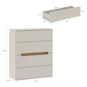 Obrazek Komoda z czterema szufladami Pozzecco