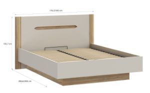 Obrazek Łóżko Pozzecco z podnoszonym stelażem 160x200