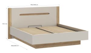 Obrazek Łóżko Pozzecco z podnoszonym stelażem 180x200 EDWL1183