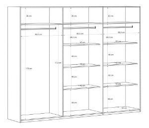 Obrazek Szafa sześciodrzwiowa Pozzecco