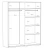 Obrazek Szafa czterodrzwiowa Pozzecco EDWS943