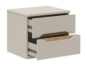 Obrazek Szafka nocna z dwoma szufladami Pozzecco EDWK012