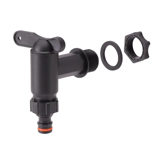 Obrazek Kranik + Szybkozłączka do zbiornika na deszczówkę Flow