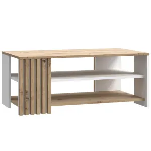 Obrazek Stolik okolicznościowy prostokąt 60x110 Zaandam biały/artisan