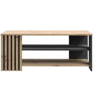 Obrazek Stolik okolicznościowy Zaandam prostokąt 60x110 artisan/czarny