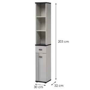 Obrazek Regał Hugo Cc Hg B+C Kaszmir/Czarny