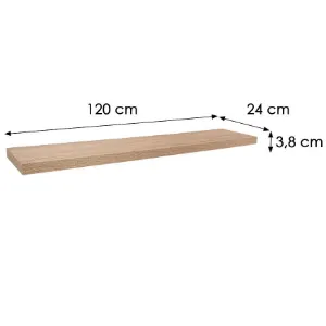 Obrazek Półka FS 118/24 sonoma 65147 1180x235