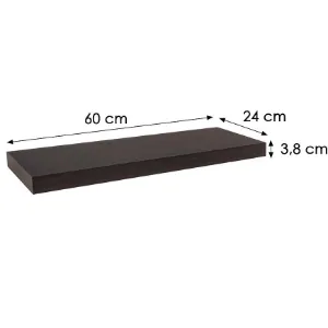 Obrazek Półka FS 60/24 wenge 65084 595x235