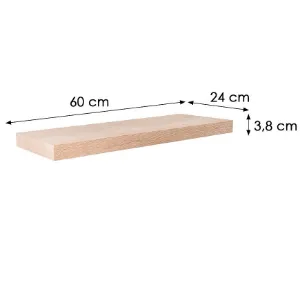 Obrazek Półka FSD 60/24 dąb fornirowany 656602 600x235