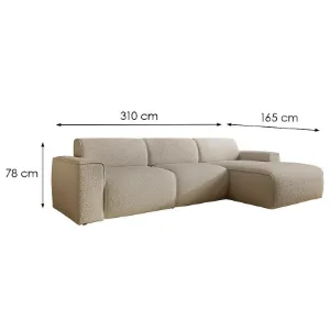 Obrazek Narożnik bez funkcji spania Pado Now or Never 05 prawy